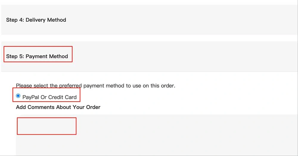 Select Payment Method 